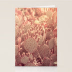 Rose Gold Cactus Stationery Card Gallery Image 2