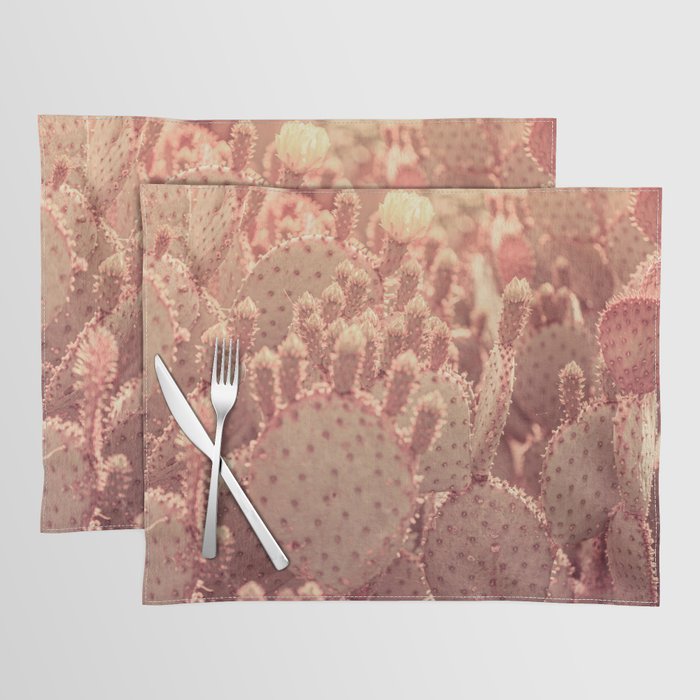 Rose Gold Cactus Placemat Gallery Image 1