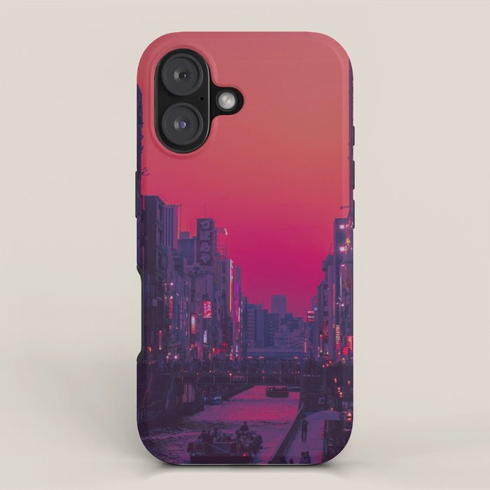 Dotonbori Dusk iPhone Case Gallery Image 1