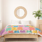 Rainbow Jelly Bears Pattern Duvet Cover Gallery Image 3