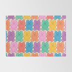Rainbow Jelly Bears Pattern Rug Gallery Image 2