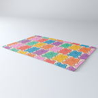 Rainbow Jelly Bears Pattern Rug Gallery Image 3