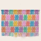 Rainbow Jelly Bears Pattern Wall Hanging Gallery Image 1