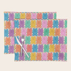 Rainbow Jelly Bears Pattern Placemat Gallery Image 1