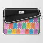 Rainbow Jelly Bears Pattern Laptop Sleeve Gallery Image 2