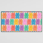 Rainbow Jelly Bears Pattern Desk Mat Gallery Image 3
