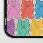 Rainbow Jelly Bears Pattern Laptop Sleeve Gallery Image 3