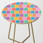 Rainbow Jelly Bears Pattern Side Table Gallery Image 2