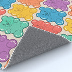 Rainbow Jelly Bears Pattern Rug Gallery Image 4