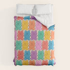 Rainbow Jelly Bears Pattern Comforter Gallery Image 6