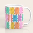 Rainbow Jelly Bears Pattern Coffee Mug Gallery Image 1