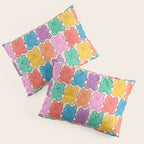 Rainbow Jelly Bears Pattern Pillow Sham Gallery Image 3