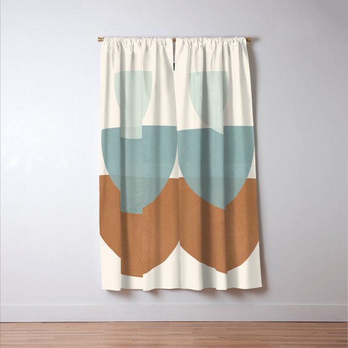 Azzurro Shapes No 56 Window Curtain Gallery Image 3