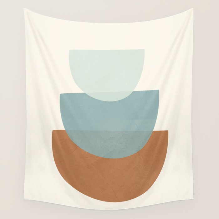 Azzurro Shapes No 56 Wall Tapestry Gallery Image 4