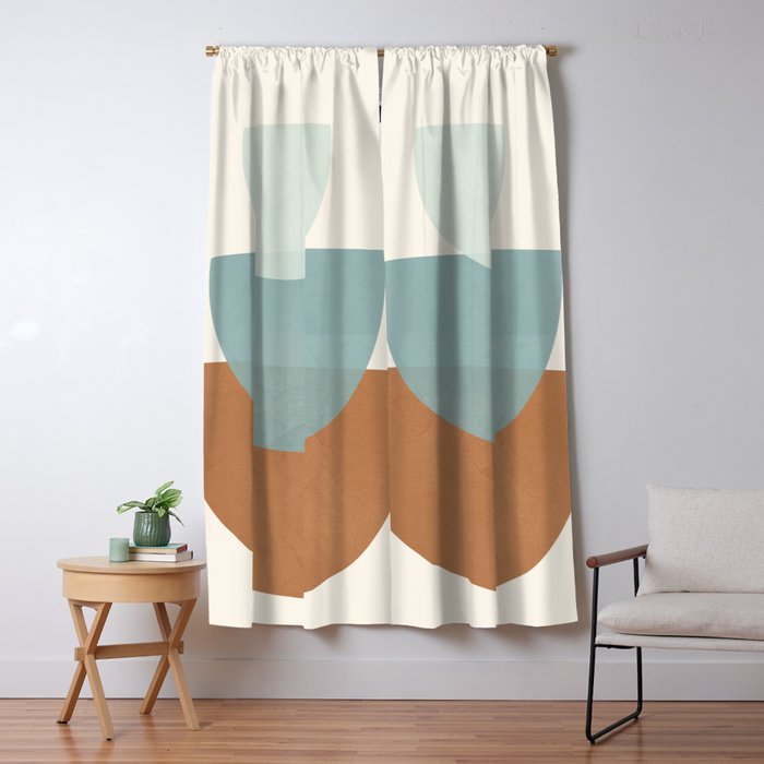 Azzurro Shapes No 56 Window Curtain Gallery Image 5