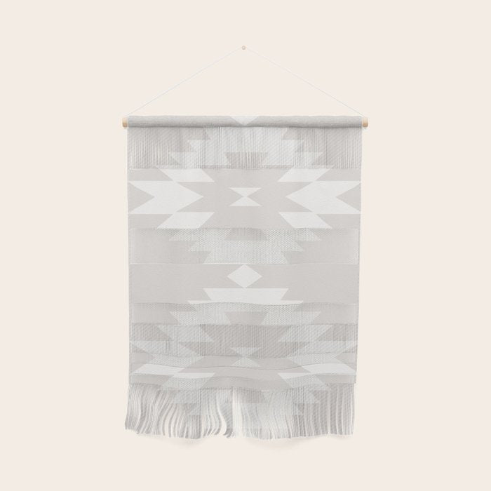 Southwestern Minimalism - Neutral Off White Wall Hanging Gallery Image 1