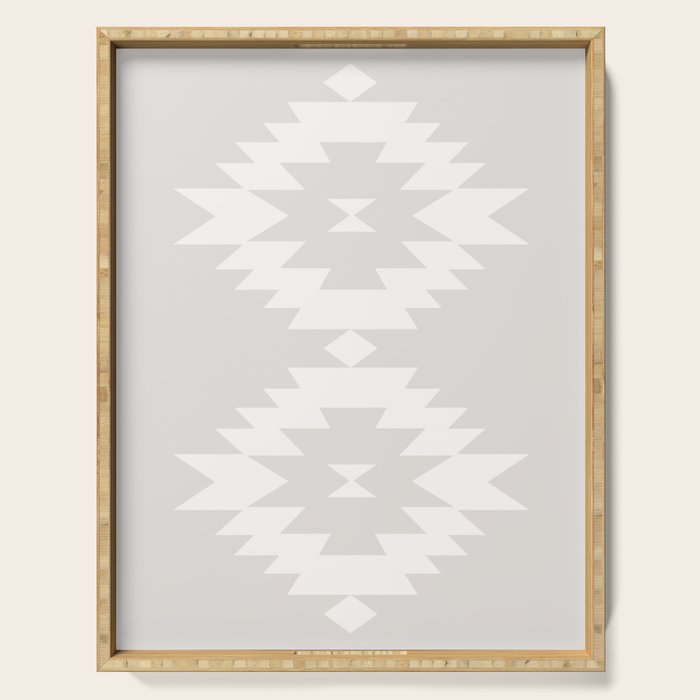 Southwestern Minimalism - Neutral Off White Serving Tray Gallery Image 1