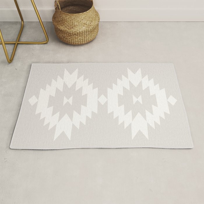 Southwestern Minimalism - Neutral Off White Rug Gallery Image 1