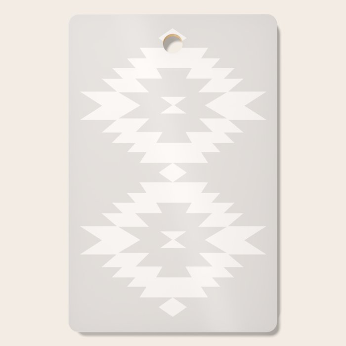 Southwestern Minimalism - Neutral Off White Cutting Board Gallery Image 1