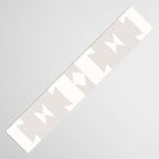 Southwestern Minimalism - Neutral Off White Table Runner Gallery Image 3