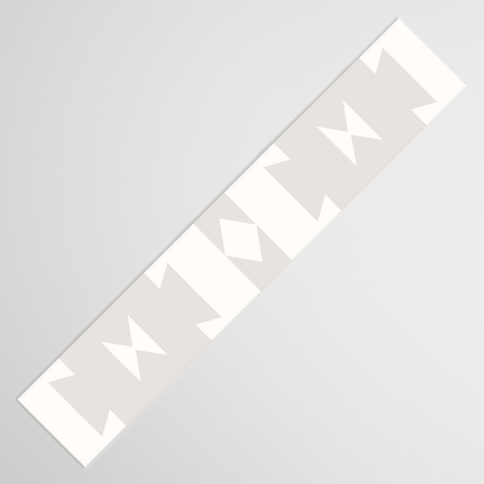 Southwestern Minimalism - Neutral Off White Table Runner Gallery Image 3