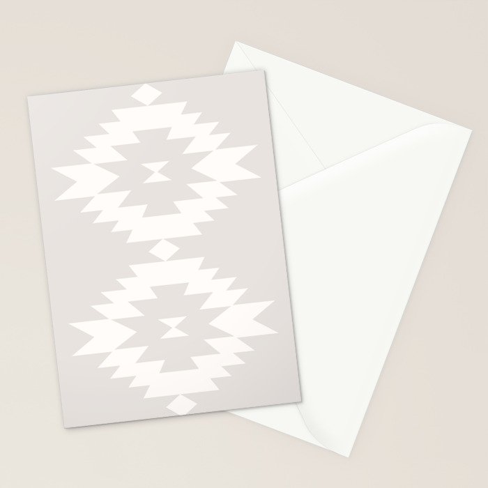 Southwestern Minimalism - Neutral Off White Stationery Card Gallery Image 2
