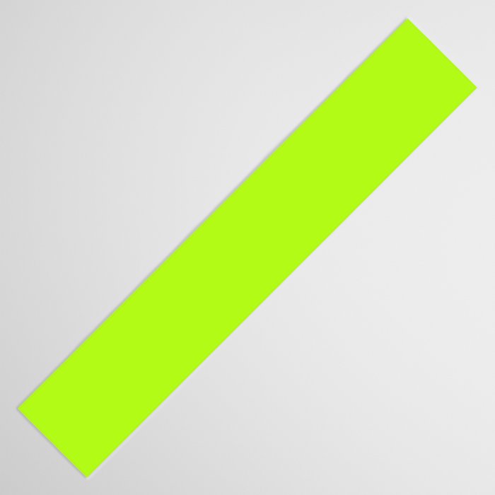 Solid Bright Green Yellow Neon Color Table Runner Gallery Image 3
