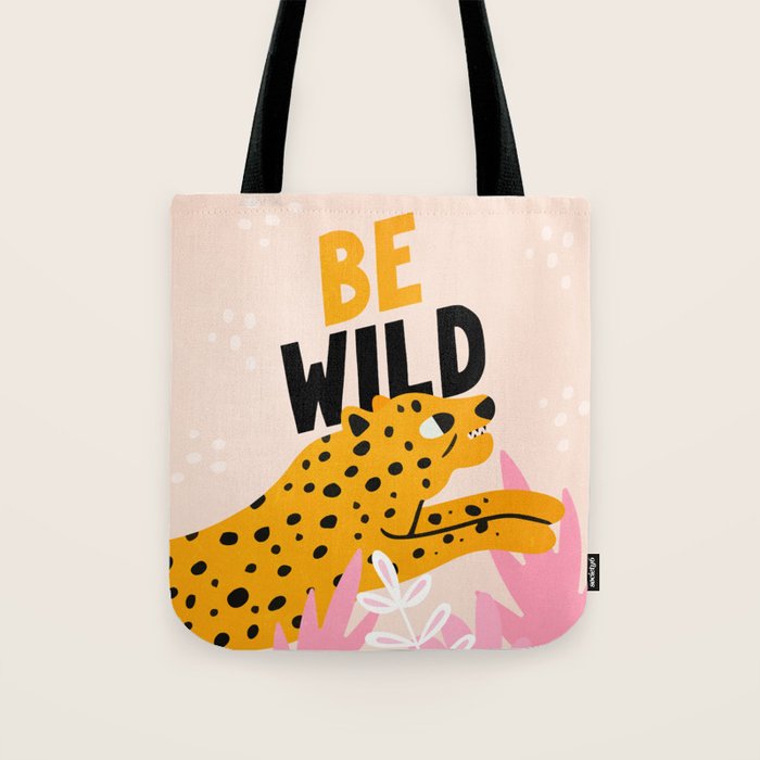 Be Wild: The Peach Edition Tote Bag Gallery Image 1