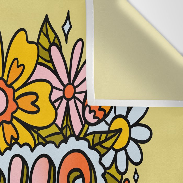 Taurus Flowers Wall Tapestry Gallery Image 3