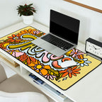 Taurus Flowers Desk Mat Gallery Image 2