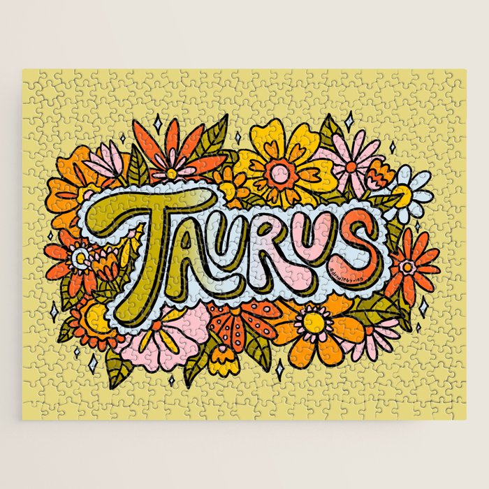 Taurus Flowers Jigsaw Puzzle Gallery Image 1