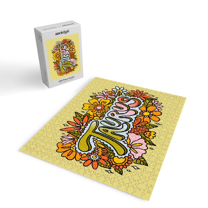 Taurus Flowers Jigsaw Puzzle Gallery Image 2