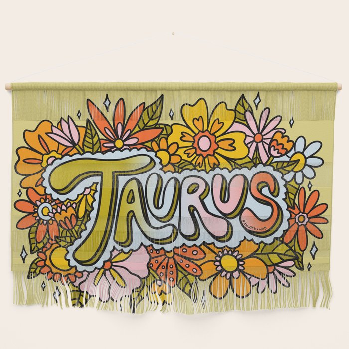 Taurus Flowers Wall Hanging Gallery Image 1