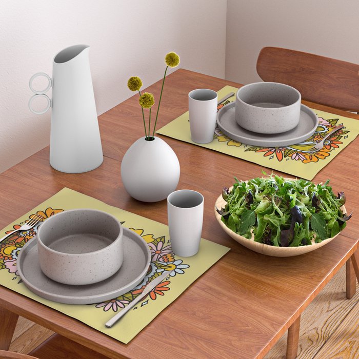 Taurus Flowers Placemat Gallery Image 2
