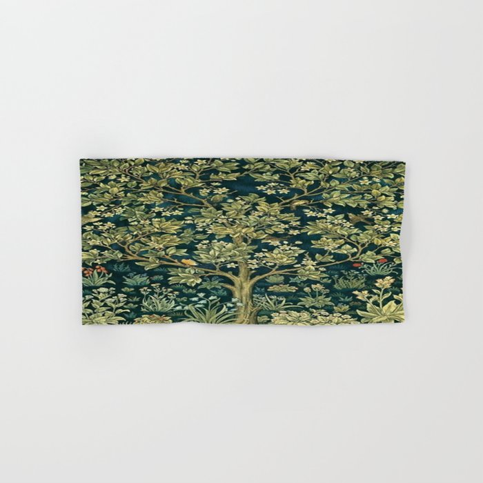 William Morris Tree Of Life  Bath Towel Gallery Image 1