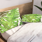 Watercolor Plants Pillow Sham Gallery Image 2