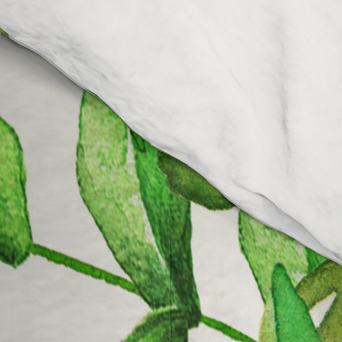 Watercolor Plants Comforter Gallery Image 4