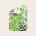 Watercolor Plants Bath Mat Gallery Image 1