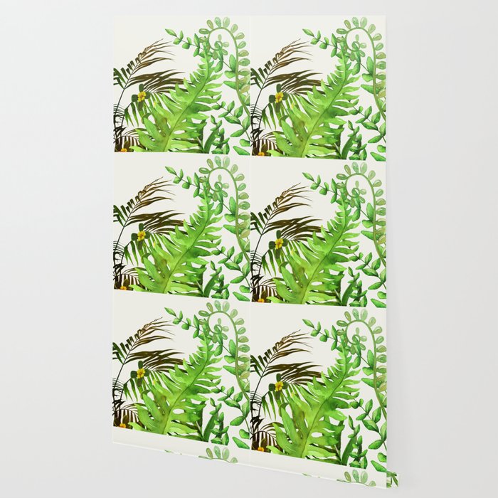 Watercolor Plants Wallpaper Gallery Image 2