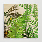 Watercolor Plants Wood Wall Art Gallery Image 1