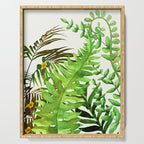 Watercolor Plants Serving Tray Gallery Image 1