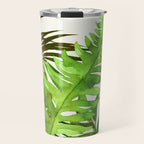 Watercolor Plants Travel Mug Gallery Image 1