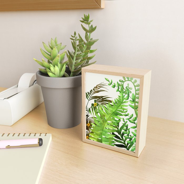 Watercolor Plants Mini Art Print Gallery Image 2