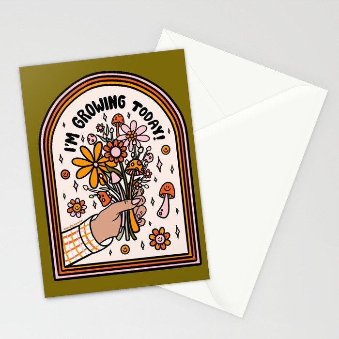 I'm Growing Today Stationery Card Gallery Image 2