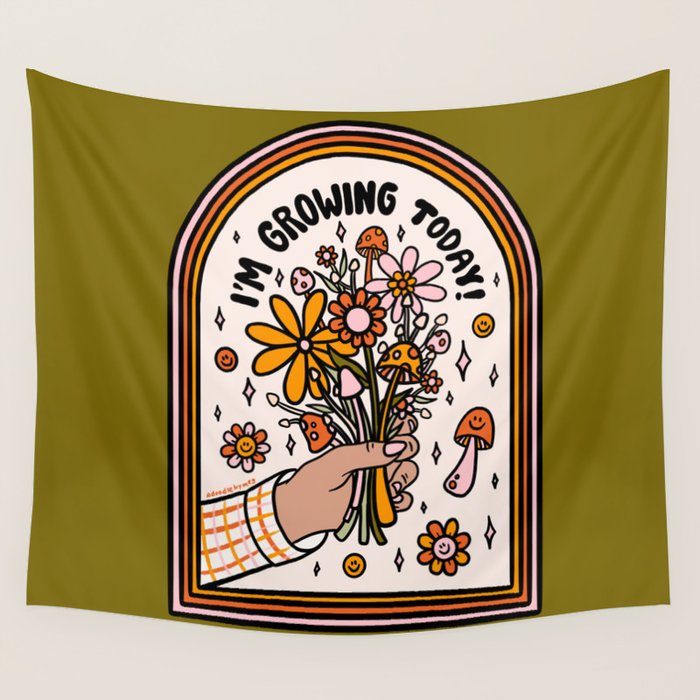 I'm Growing Today Wall Tapestry Gallery Image 4