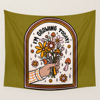 I'm Growing Today Wall Tapestry Gallery Image 4