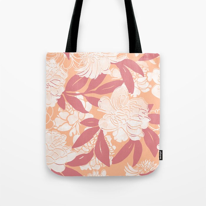 Modern floral blooms PF2 Tote Bag Gallery Image 1