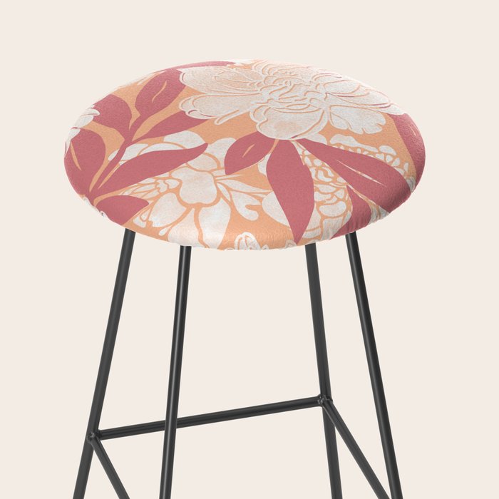 Modern floral blooms PF2 Stool Gallery Image 2