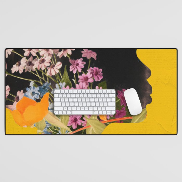 Floral Portrait 19 Desk Mat Gallery Image 1