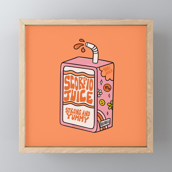 Scorpio Juice Box Mini Art Print Gallery Image 1